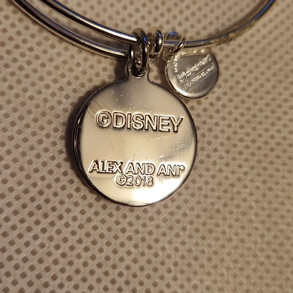 Disney Alex and Ani Bracelet Alice In Wonderland We're All Mad Here 2018 - Picture 5 of 5